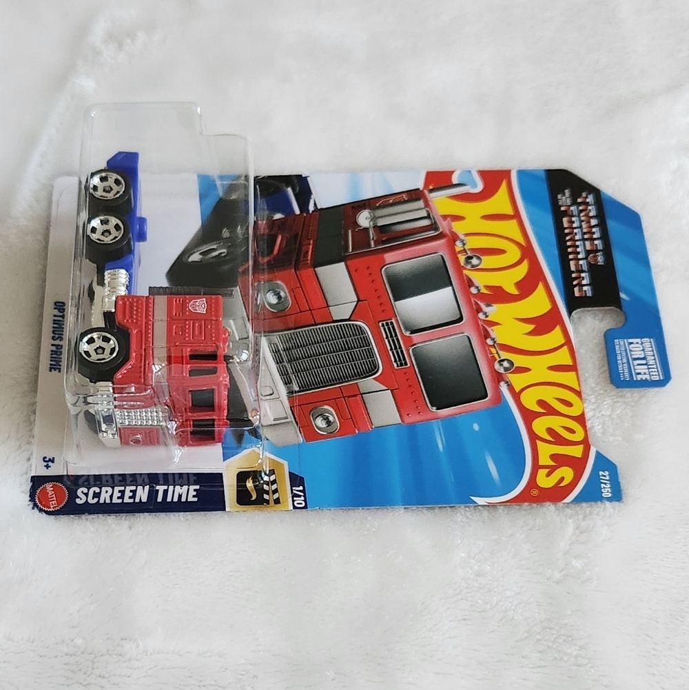 🚛🤖Mattel Hot Wheels Optimus Prime Truck – Transformers – NWT Autobot toy car - Picture 4 of 8